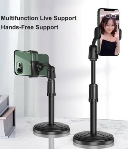 Multifunction Mobile Tripod Stand Mini Tripod Stand Mobile Holder Adjustable Height & Angle Phone Holder