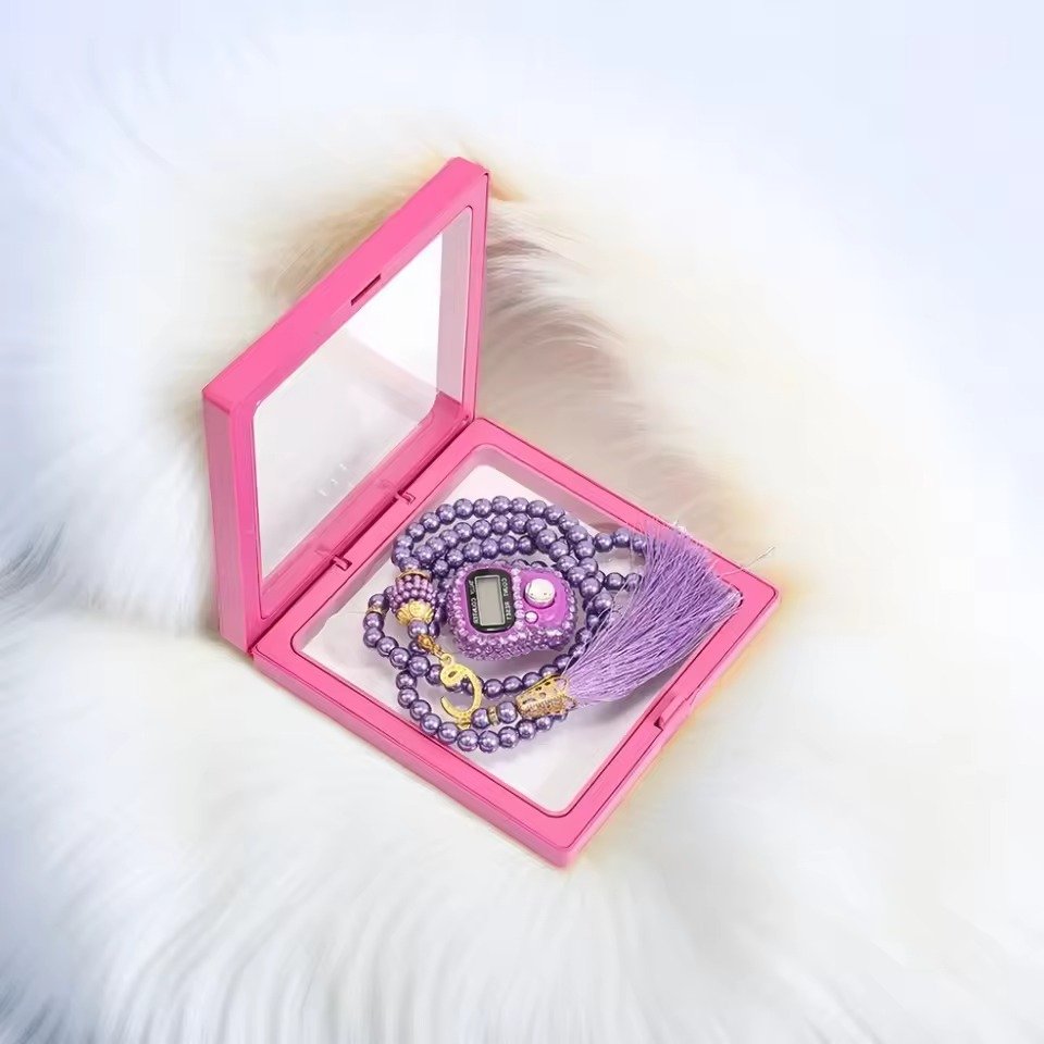 Tasbih and Digital Finger Counter Gift Set | Best Quality Gift Set | Digital Counter | Tasbih | ( Random Color )