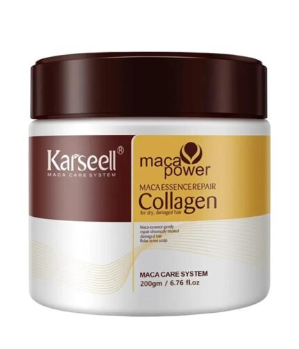 Karseell Hair Mask Collagen Treatment Cream – Argan Oil & Maca Essence, 6.76 fl.OZ 500ml (200g)