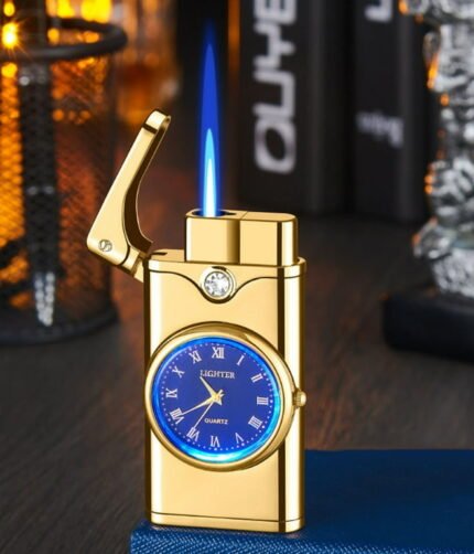 Refillable Fancy Watch Lighter | Best Quality Watch Lighter | Metal Lighter ( Random Color ) ( Without Box )