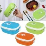 Stainless Steel Insulated Square Lunch Box for Children, Kids and Adult | Portable Picnic Storage | School Student Food Container