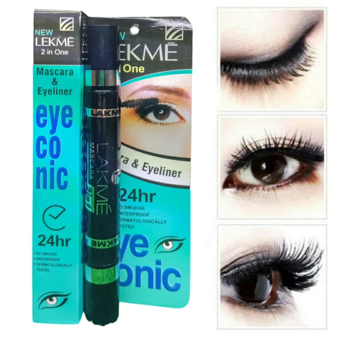 2 in 1 Waterproof Mascara + Liner - Long-Lasting & Waterproof Mascara | Smudge-Proof Formula