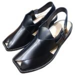Peshawari Keri black PURE LEATHER Peshawari Chappal For Men (without box)