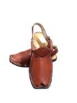 Smart zalmi peshawari Keri brown  / PURE LEATHER Peshawari Chappal For Men (without box)