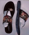 Kolhapuri Slipper Design No. 25-79 – Classic Black Handcrafted Footwear (With Box )