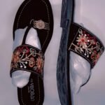 Kolhapuri Slipper Design No. 25-79 – Classic Black Handcrafted Footwear (With Box )