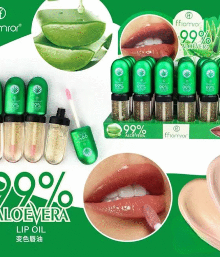 Flormar Aloe Vera Shiny Color Changing Lip Oil – Your Glow, Your Shade Naturally Beautiful
