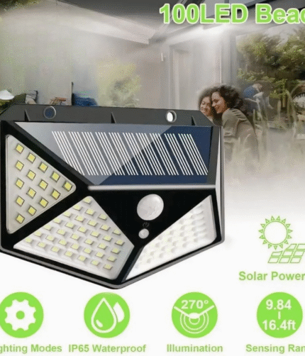 Solar Interaction Light | Solar charging Led Induction Motion sensor wall lamp for Outdoor Garden Courtyard BK-100