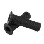 2 Pcs Cafe Racer Handle Grips Silicone Motorcycle Handle Grips Vintage Style Rubber Handle Grips Vintage