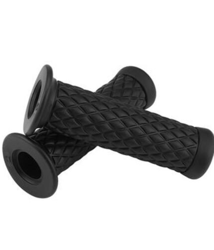 2 Pcs Cafe Racer Handle Grips Silicone Motorcycle Handle Grips Vintage Style Rubber Handle Grips Vintage