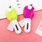 Baby Fan Toy Creative Safe Eco-friendly Baby Fan Toy | Toddler Toys Two Fan Blade Portable Non Electronic Mini Fan (random design)