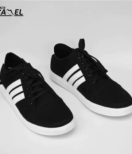 Black Camel Sneakers for Men | Black Color Shoes for Men (Asiwen 39-44)