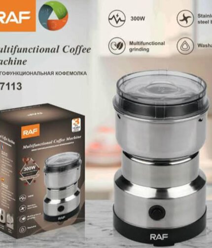RAF Multi Purpose Electric Coffee Grinder Automatic Coffee Spice Bean Grinder Stainless Steel