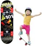 Multi-Color Four-Wheel Roller Skateboard For Kids Teens Adults
